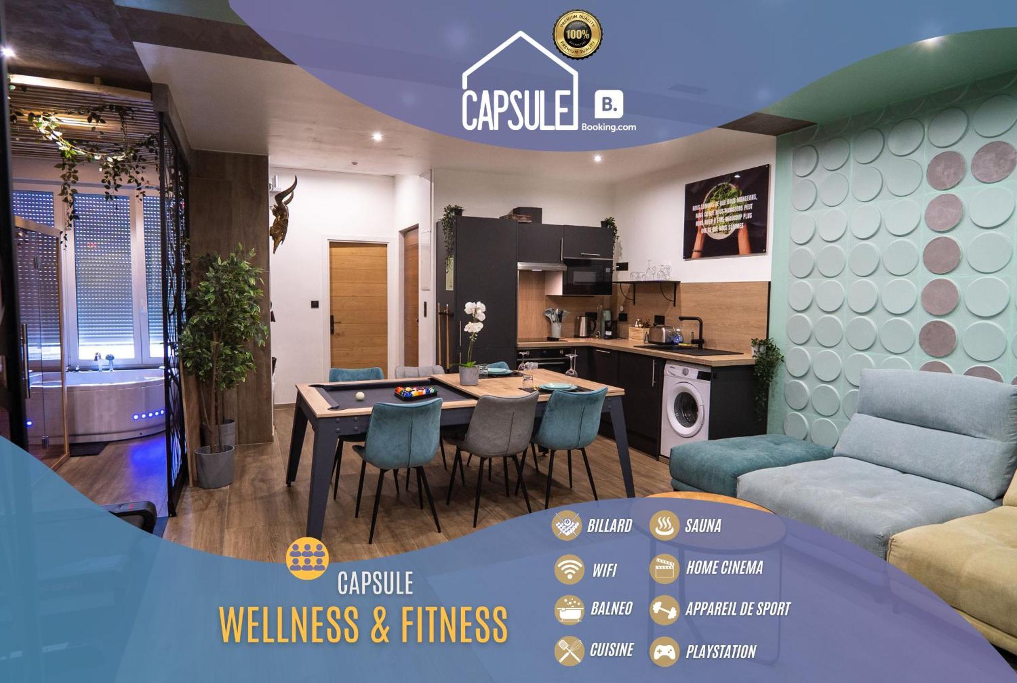 Capsule Wellness - Sauna - Balneo - Machine De Sport Privatif - Ps5 - 2 Chambres Valenciennes Dış mekan fotoğraf